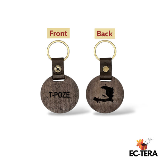 Engraved Wooden Keyholder | EC-TERA Exclusive