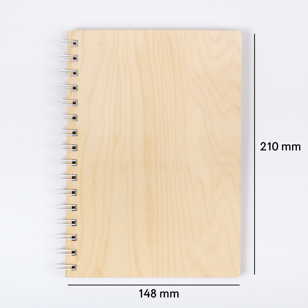 Personalized Wooden Notebook | EC-TERA Exclusive