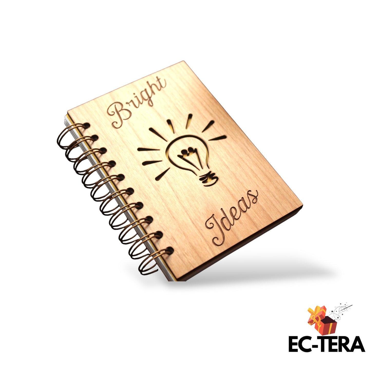 Personalized Wooden Notebook | EC-TERA Exclusive